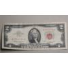 Image 1 : United States Series 1963 $2 Red Seal Bank Note With Granahan And Dillon Signatures - Face Value: $2