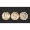 1966, 1968-D & 1969-D 40% Silver Kennedy Half Dollars -Face Value: $1.50