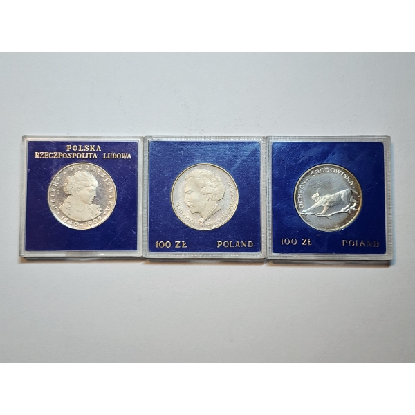 x3 Polish Silver Coins - See Description!
