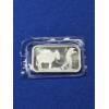Image 1 : Beautiful Silver Towne One Troy Ounce .999 Fine Silver Bar - Mint Condition