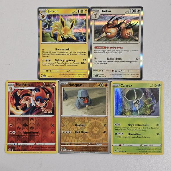 Pokémon TCG Jolteon 135/165 Holo Rare, Dodrio 085/165 Holo Rare, Monferno 172/165, and MORE!!!