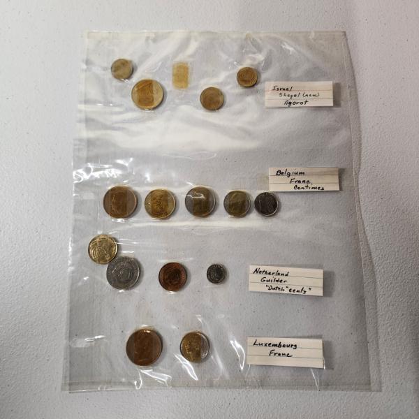 World Coin Lot: Isreal, Belgium, Netherlands, France