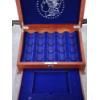 Image 7 : Nice Wooden Collection Box For UNC Morgan Silver Dollars Collection~ Measures About 12" X 9"