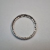 Image 2 : Stunning 10K White Gold Circle Pendant - Total Weight: 2.1g