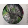Image 4 : NEW IN BOX Evergreen Garden Dragonfly Duo Solar Glass Bird Bath on Metal Stand ~ LIGHTS UP!