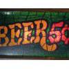 Image 3 : Great Condition Working, 6.5''x16.5'' Lighted Beer 5 Cents Sign. Can Be Hung On Wall Or Set On Table
