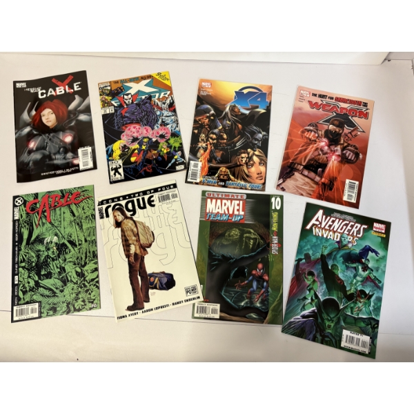 Comic Books - Set of 8 Comics - Cable - Marvel - Avengers - X factor - Rogue