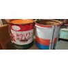 Image 2 : Oil & Gas Advertising - 2 Pcs As Shown - Amoco & Wolf's Head 5 Gallon Oil Cans