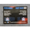Image 4 : DUAL HAND SIGNED Toronto Blue Jays Peter Munro & Casey Blake Skybox Fleer 2000 #284 Baseball Card