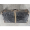 Image 5 : Vintage Suitcase Pair, Black Metal 25''x13'' & Brown 20''x18''