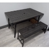 Image 1 : Pick Up Off Site- 115 Ely St. Alliance Oh. Great Metal Table & Bench Set