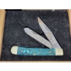 Image 2 : Woodstock Knife & Display Box With Marble Design Handle & Hatchet Emblem Pocket Knife 