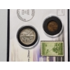 Image 5 : WWII 60th Anniversary Commemorative Coin and Stamp Set Including Silver Half Dollar