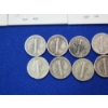 Image 16 : x26 Assorted Mint Marks 1943 Higher-Grade Silver Mercury Dimes FV: $2.60