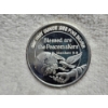 Image 3 : Keep Christ In Christmas Blessed are the Peacemakers 1 Troy Ounce .999 Fine Silver Round 