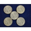 Image 4 : Five Assorted 40% Silver U.S. Kennedy Half Dollars ~ Face Value: $2.50