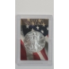 Image 1 : United States 2001 1 Troy Ounce .999 Fine Silver American Eagle In Small Display Holder