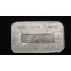 Image 2 : Vintage 1973 "I Love You" 1 Troy Ounce .999 Fine Silver Art Bar From The Crabtree Mint