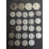 Image 1 : Lot of Assorted Silver US Coins - Quarters and Mercury, Barber & Roosevelt Dimes - $3.70 Face Value