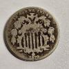 Image 2 : 1870 Shield Nickel FV: $.05
