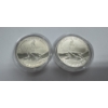 Image 2 : 1995 The US Olympic Coins of the Atlanta Centennial Olympic Games-Two-Coin 90% Silver Proof Set 