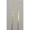 Image 5 : 14K Yellow Gold 18" Herringbone Necklace - Weight: 4.1g