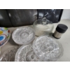 Image 2 : Lot of Kitchen Items: Baking Trays, Thermos, Plastic Plates, Glass Dome