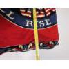 Image 6 : Decorative Tapestry featuring a variation of the Confederate Battle Flag - Central Skull Logo 