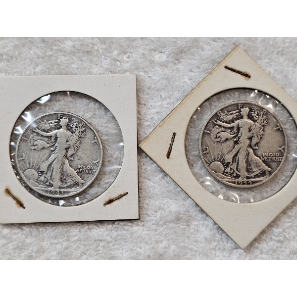 90% Silver United States Half-Dollar Assortment (Walking Liberty) - AFV: $1.00