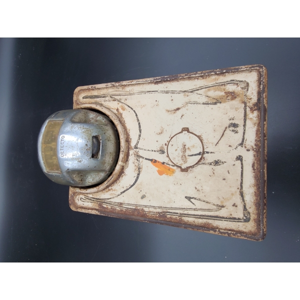 Detecto Vintage Metal Bathroom Scale - Unknown Working Condition 