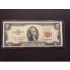 Image 1 : 1953 United States $2.00 Bill **Red Seal** - Low Serial Number - Exceptional Condition