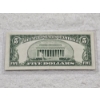 Image 4 : U.S. 1953 $5 Red Seal Bank Note in Protective Casing