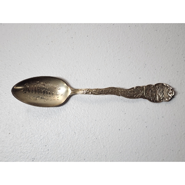 Alliance Ohio Engraved Sterling Silver Souvenir Spoon TW: 20.3g