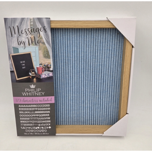 Brand New Customizable Message Board With Letters Included 14"x14"
