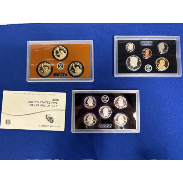 United States Mint Silver Proof Set 2016 - Silver Dollars- Richard M. Nixon - Gerald R. Ford 