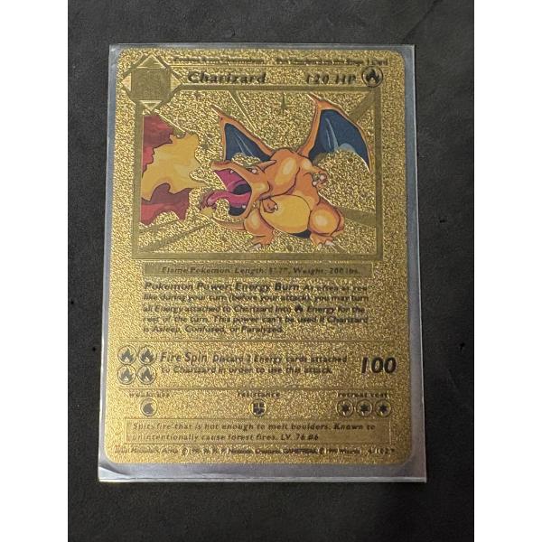 Charizard Gold Pokémon Trading Card - 4/102 