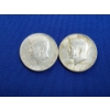 Image 1 : x2 1964 Kennedy Half Dollars - 90% Silver - Face Value: $1.00