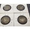 Image 5 : Four Assorted 90% Silver United States Barber Quarters ~ $1.00 Face Value