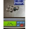 Image 12 : Gorgeous Sterling Silver Rings Ft. Turquoise Stone & More Weighing Total of 22.4 Grams