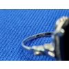 Image 2 : 10K White Gold Ring w/ Black Gemstone - Size 7 - 3.3g