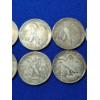 Image 7 : x10 Assorted Years 90% Silver Walking Liberty Half Dollars FV: $5.00