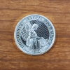 Image 1 : One Ounce 999 Silver 2021 Angel Round ~ St. Helena  ~ 1 Pound ~ East India Company 