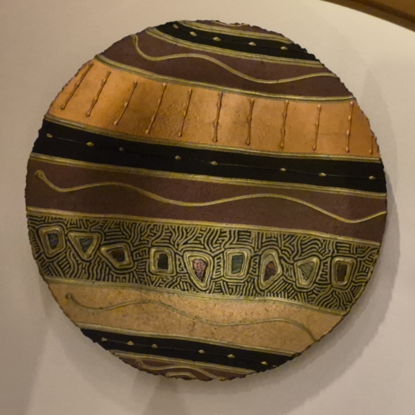 Original Craft Art - Doug Maxwell "Paperlight" Sculpture 21 1/2" Across - Modern Decorative Theme