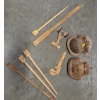 Image 1 : Fun Group Including Rubber Band Car & Gun, Coconut Carved Animals And Wood Back Scratchers 