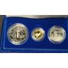 Image 8 : 1886-1986 United States Liberty Proof Ellis Island 3 Coin Set With Silver And Gold