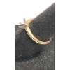 Image 2 : 14K Yellow Gold Plumb Solitaire Engagement Ring Setting - Size 5 - Weight: 1.6g