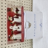 Image 7 : TWO NEW IN BOX Decorative Collectible SNOWMAN Salt & Pepper Shaker Sets Including Princess House