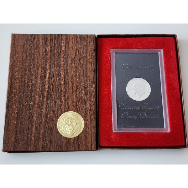 1971-S 40% Silver Eisenhower Dollar Proof in Original Packaging