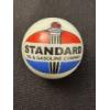 Image 1 : Vintage Standard Gas & Oil Advertising One Inch Shooter Marble - Mint Condition