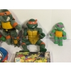 Image 14 : Vintage Ninja Turtle Toy Lot - 3 Stuffed Turtles - 1 Large Michaelangelo Figurine 